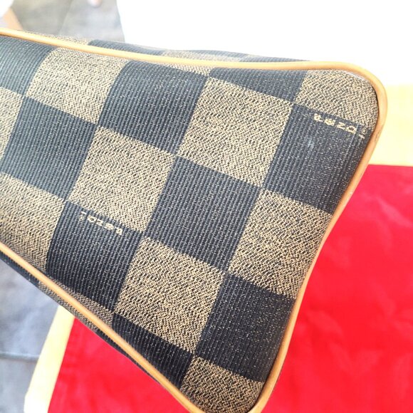 FENDI CHECKERED VINTAGE HANDBAG WALLET & BILLFOLD - Picture 13 of 17